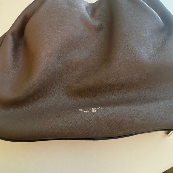 Henri Bendel Dark Brown Shoulder Bag with Gold Chain - Picture 7 of 10